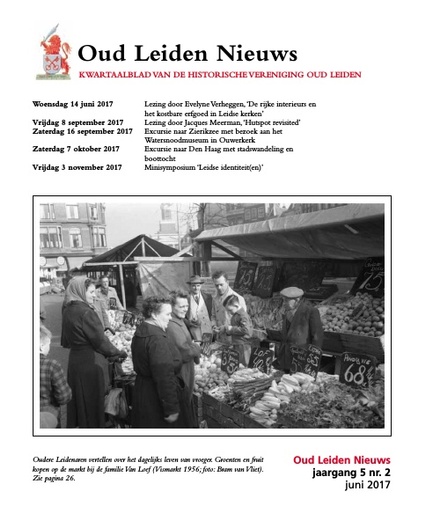 Oud Leiden Nieuws jaargang 5 nr. 2 juni 2017