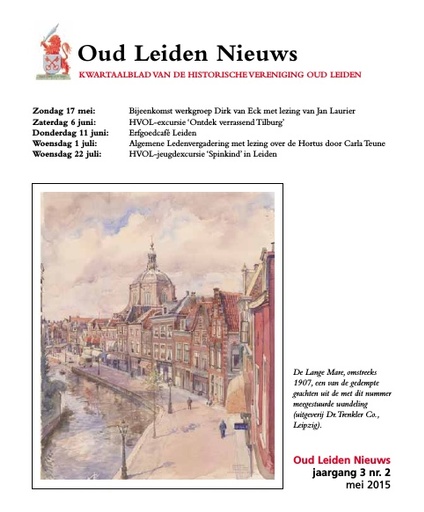 Oud Leiden Nieuws jaargang 3 nr. 2 mei 2015